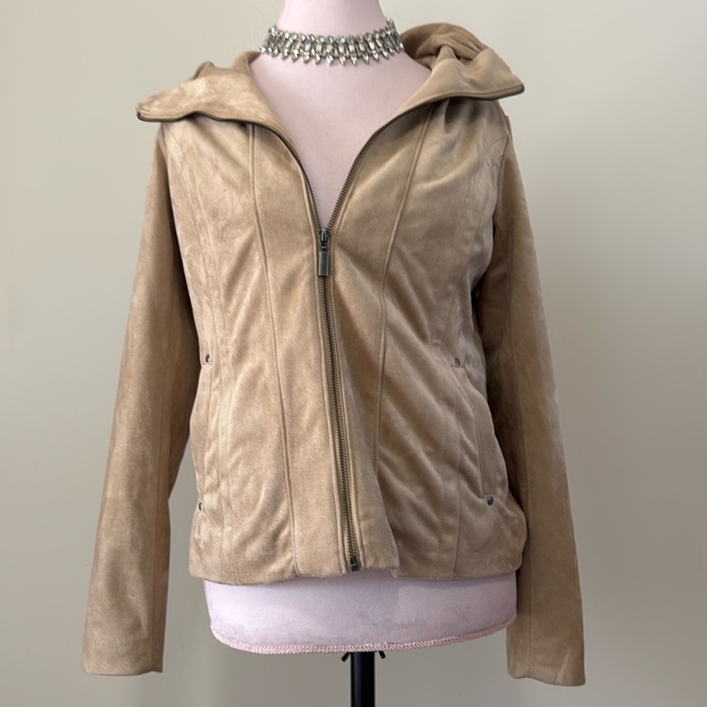 Christopher & Banks faux suede jacket NWT in size small